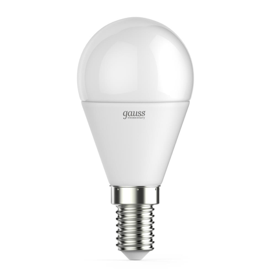 Лампа светодиодная Gauss E14 12W 6500K матовая 53132