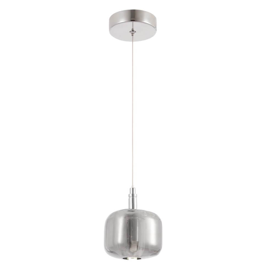 Подвесной светильник Crystal Lux Box SP1 Chrome/Smoke